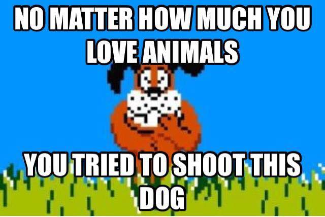 nostalgic pics - cartoon - No Matter How Much You Love Animals You Tried To Shoot This Dog
