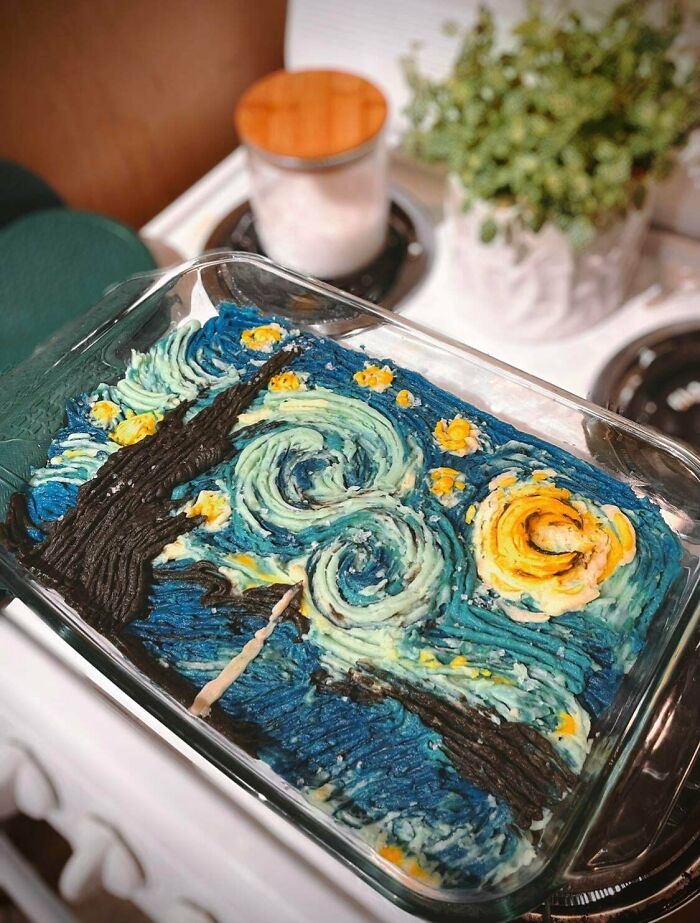 " I Had A Dream That I Made Cottage Pie With Starry Night Mashed Potatoes And I Haven’t Been Able To Stop Thinking About It.. So I Present To You The Starry Night Cottage Pie."