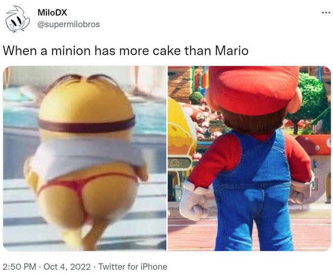 super mario bros memes - remember what they took from us meme mario - MiloDX When a minion has more cake than Mario Twitter for iPhone . ...