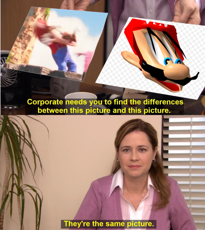 super mario bros memes - ouran highschool host club memes - Corporate needs you to find the differences between this picture and this picture. They're the same picture.