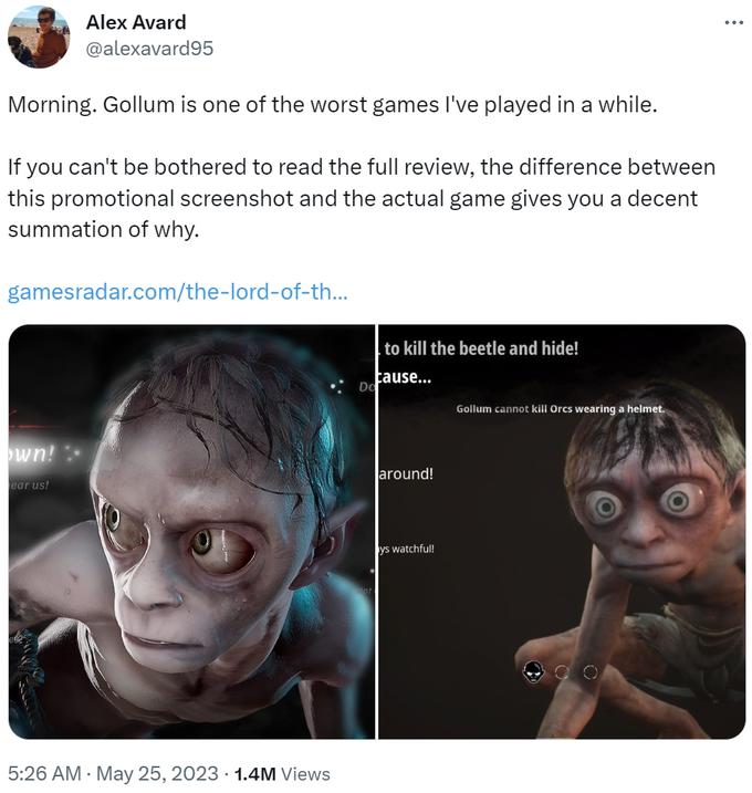 lotr gollum xbox - Alex Avard Morning. Gollum is one of the worst games I've played in a while. If you can't be bothered to read the full review, the difference between this promotional screenshot and the actual game gives you a decent summation of why.…