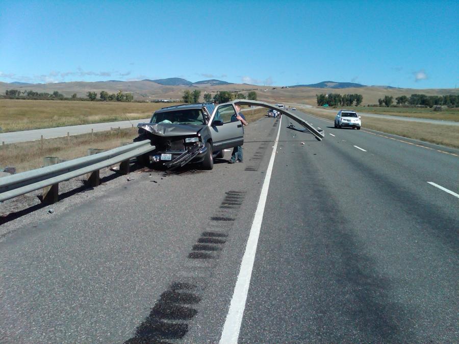 Crazy highway accident