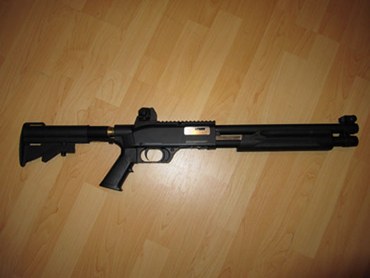 Paintball gun
RAM 68 shotgun