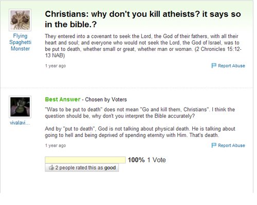 Stupid Christians