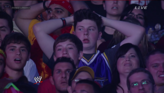 Heres Every Shocked, Disappointed Face From WrestleMania 30