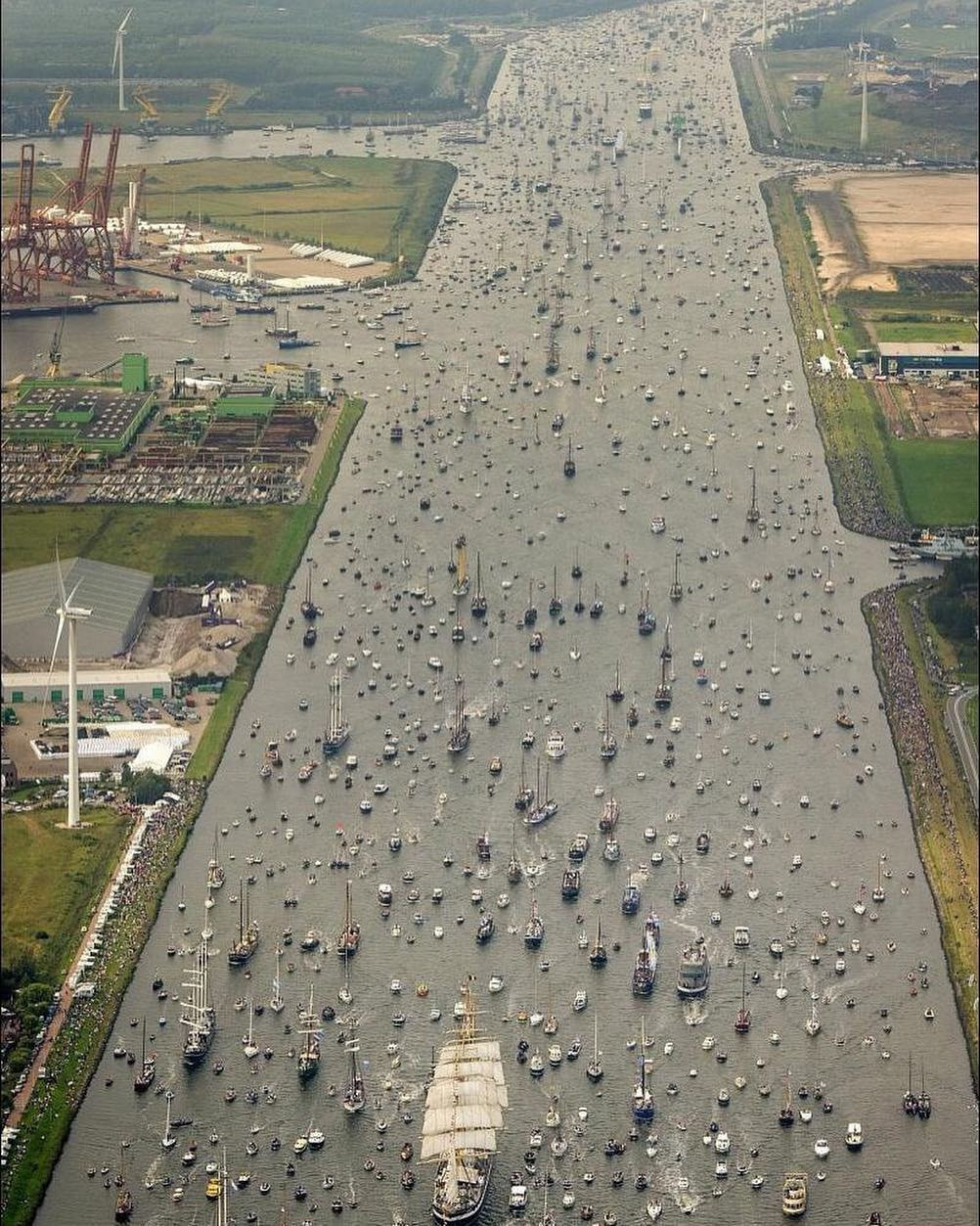 amsterdam aerial view