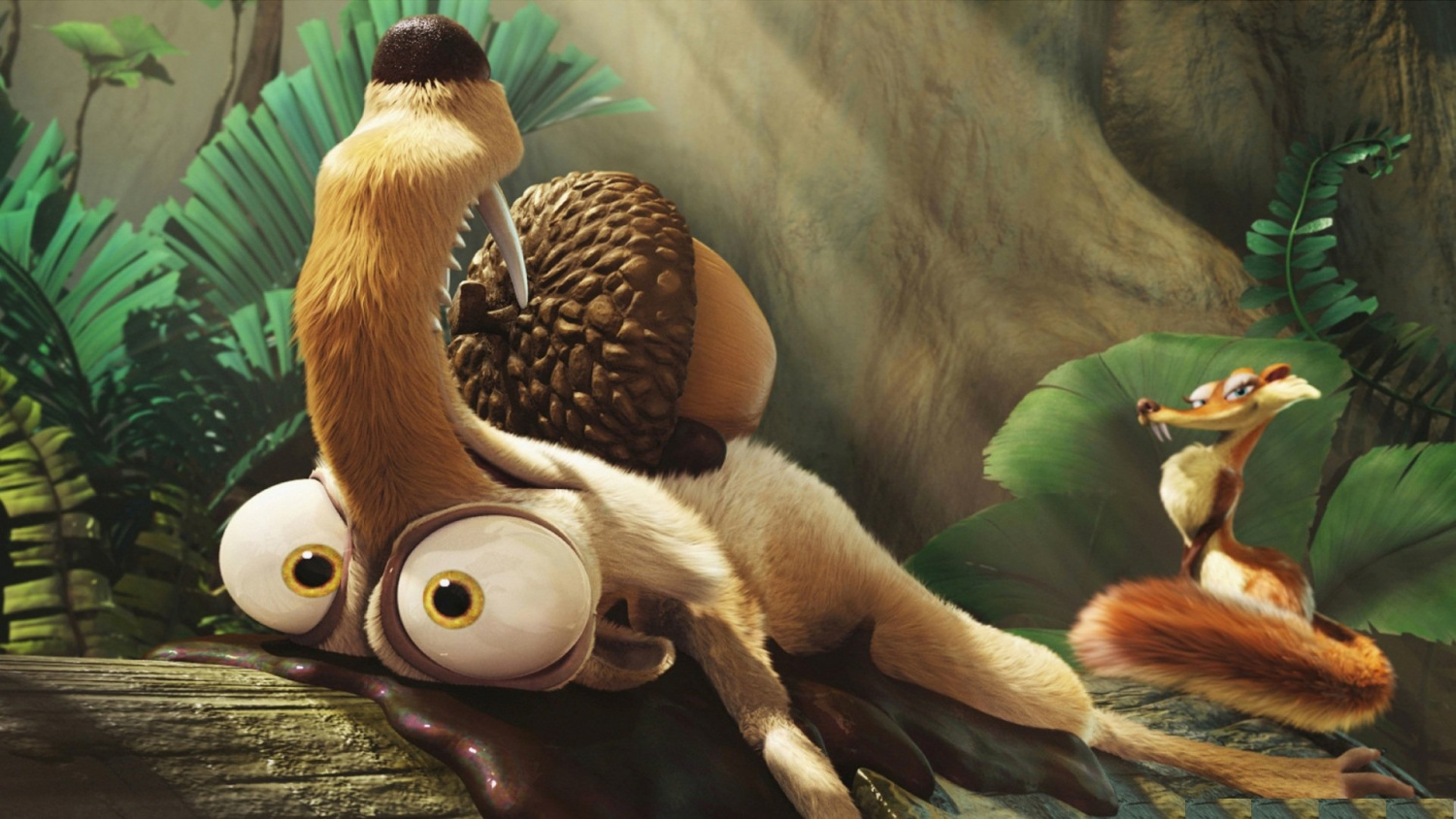 Scrat finally got his nut