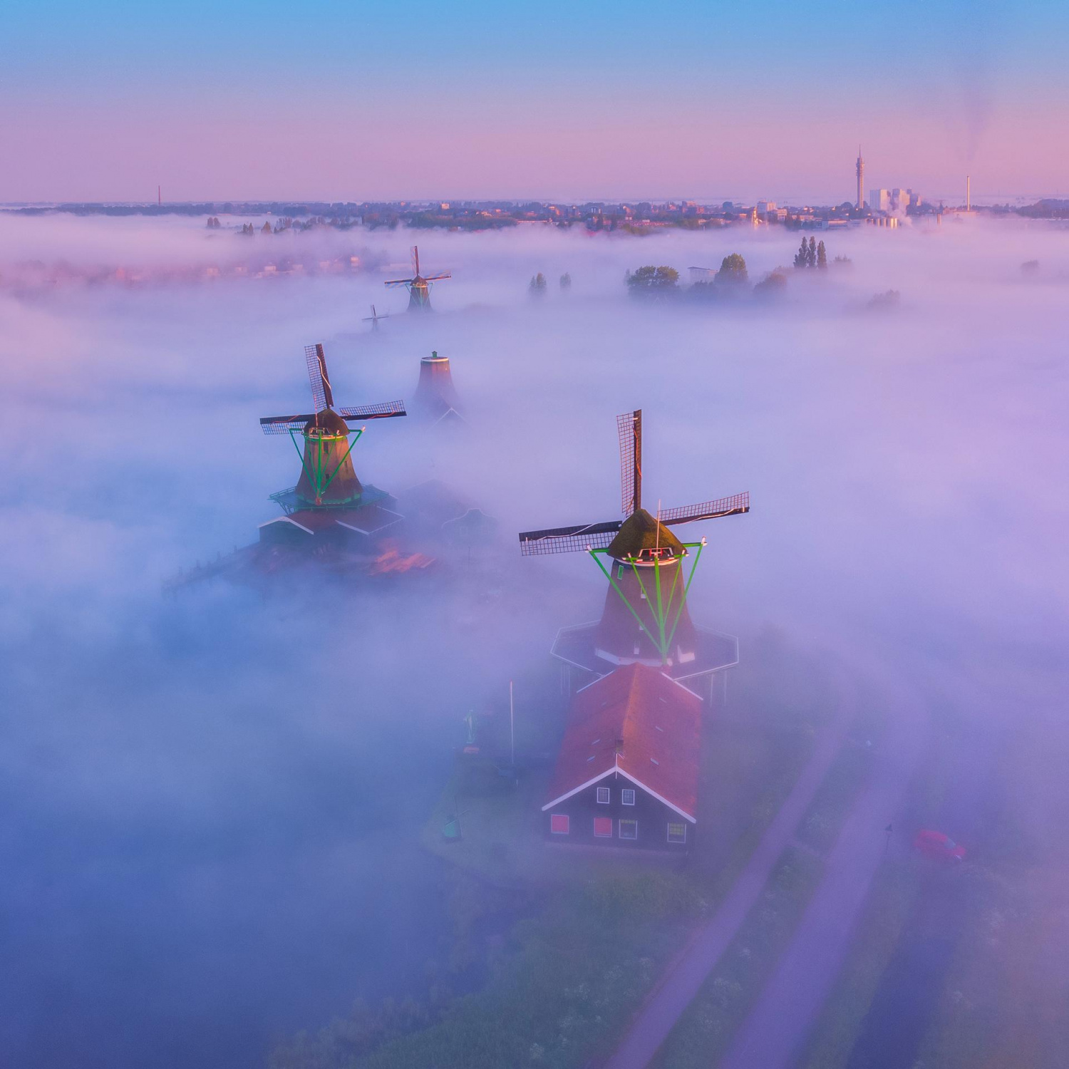 Zaanse Schans, Netherlands, photo by Albert Dros