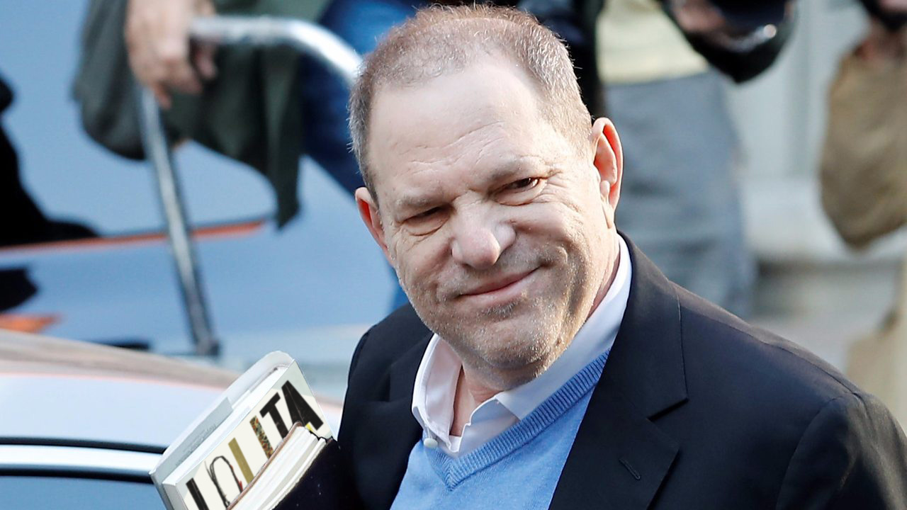 Weinstein on his way to be arrested (I may have altered the photo a smidge)