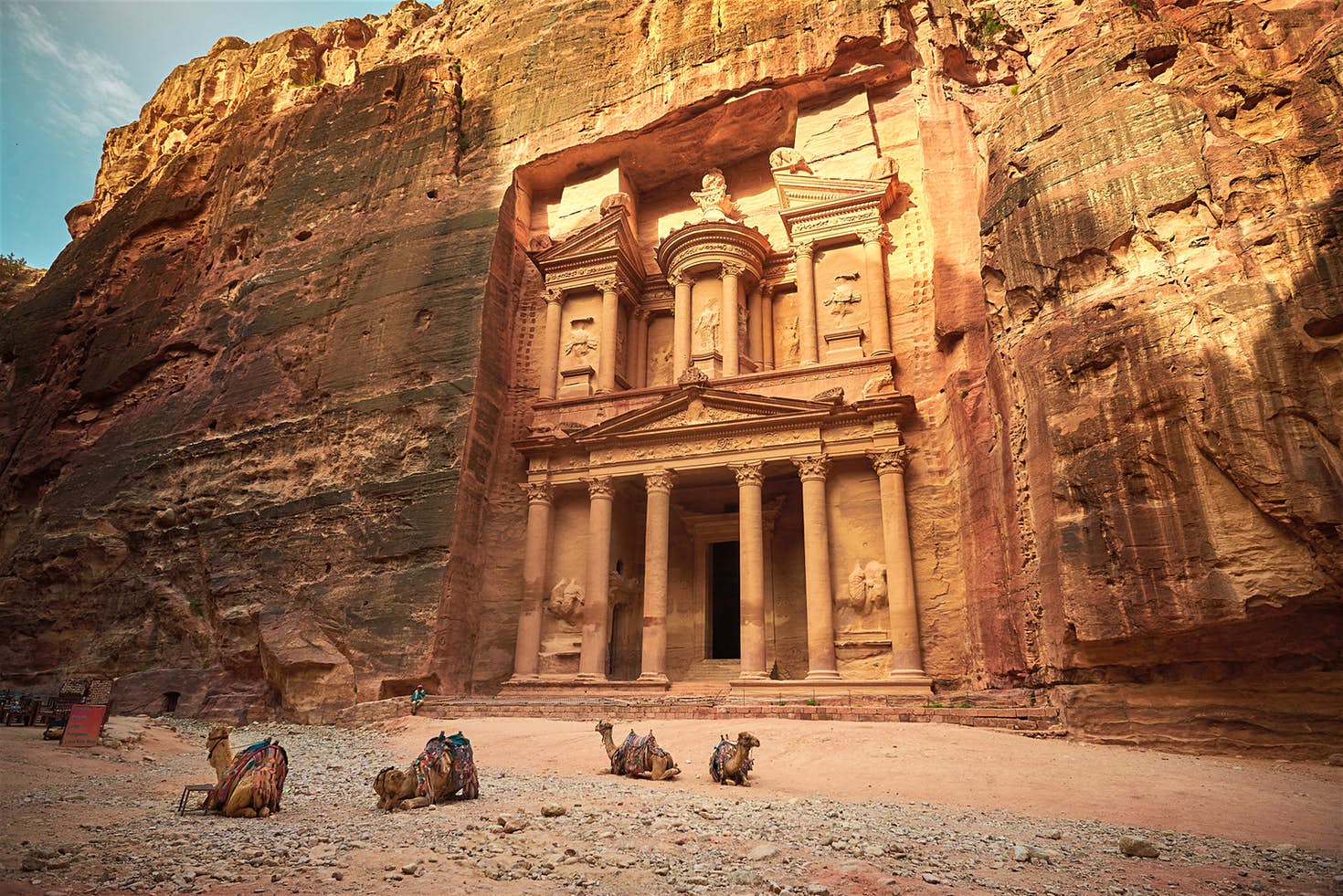 Al Khazneh Treasury of Petra, seen in Indiana Jones and the Last Crusade