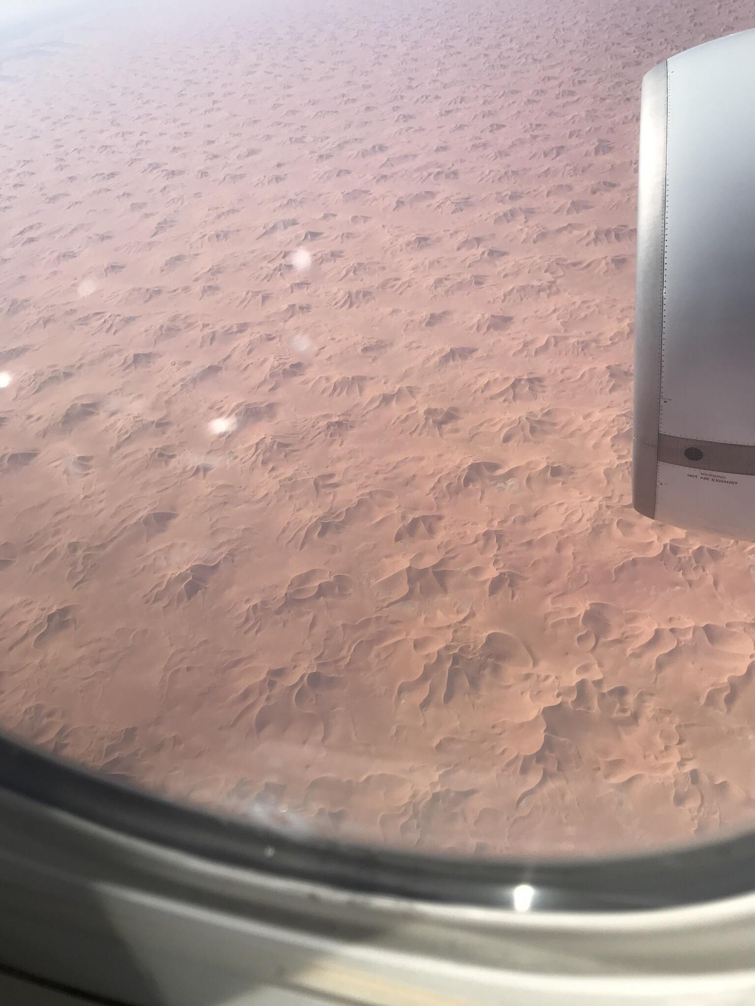 Like, God's texture mapping on the Sahara is a little repetitive