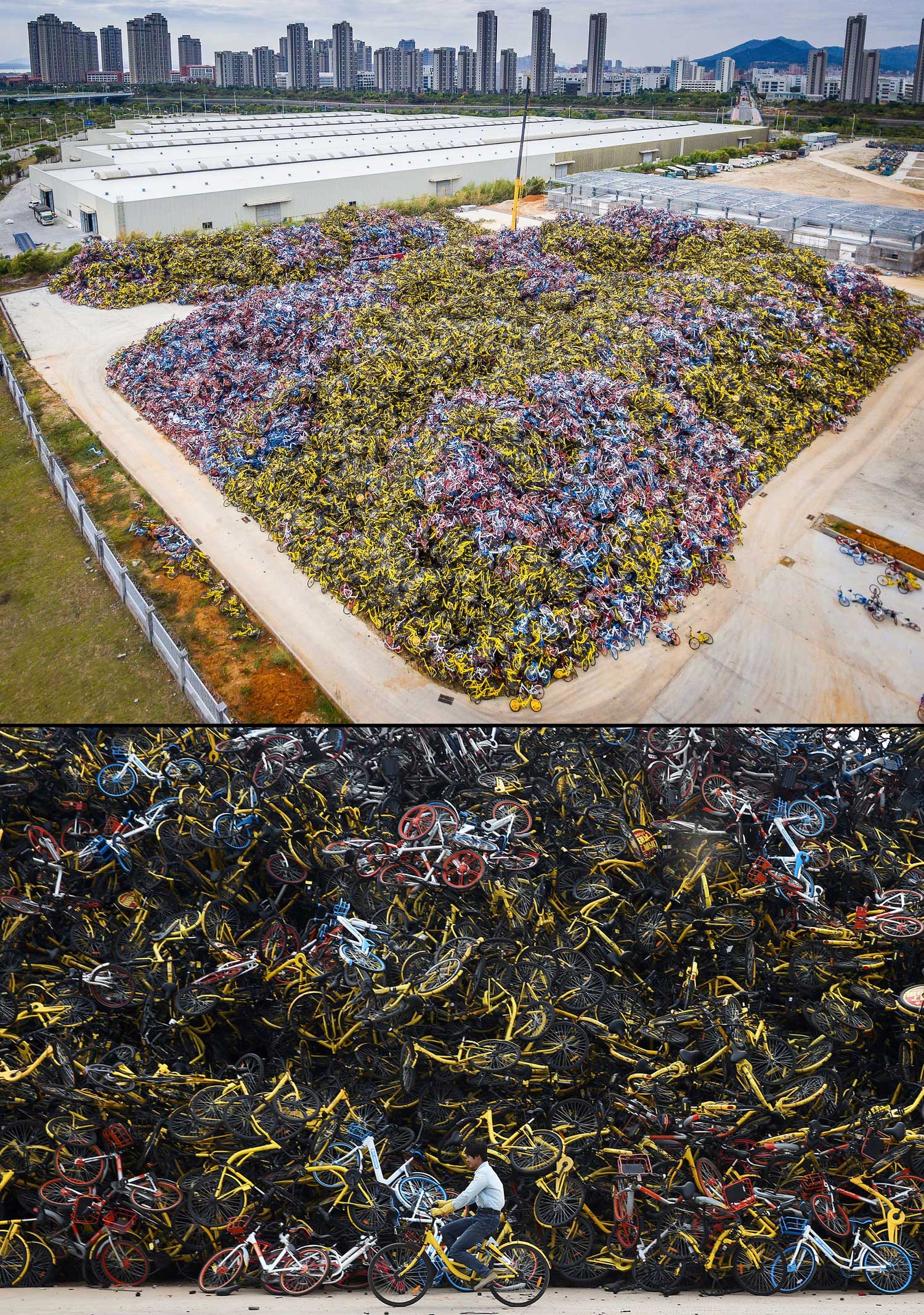 bike graveyard china