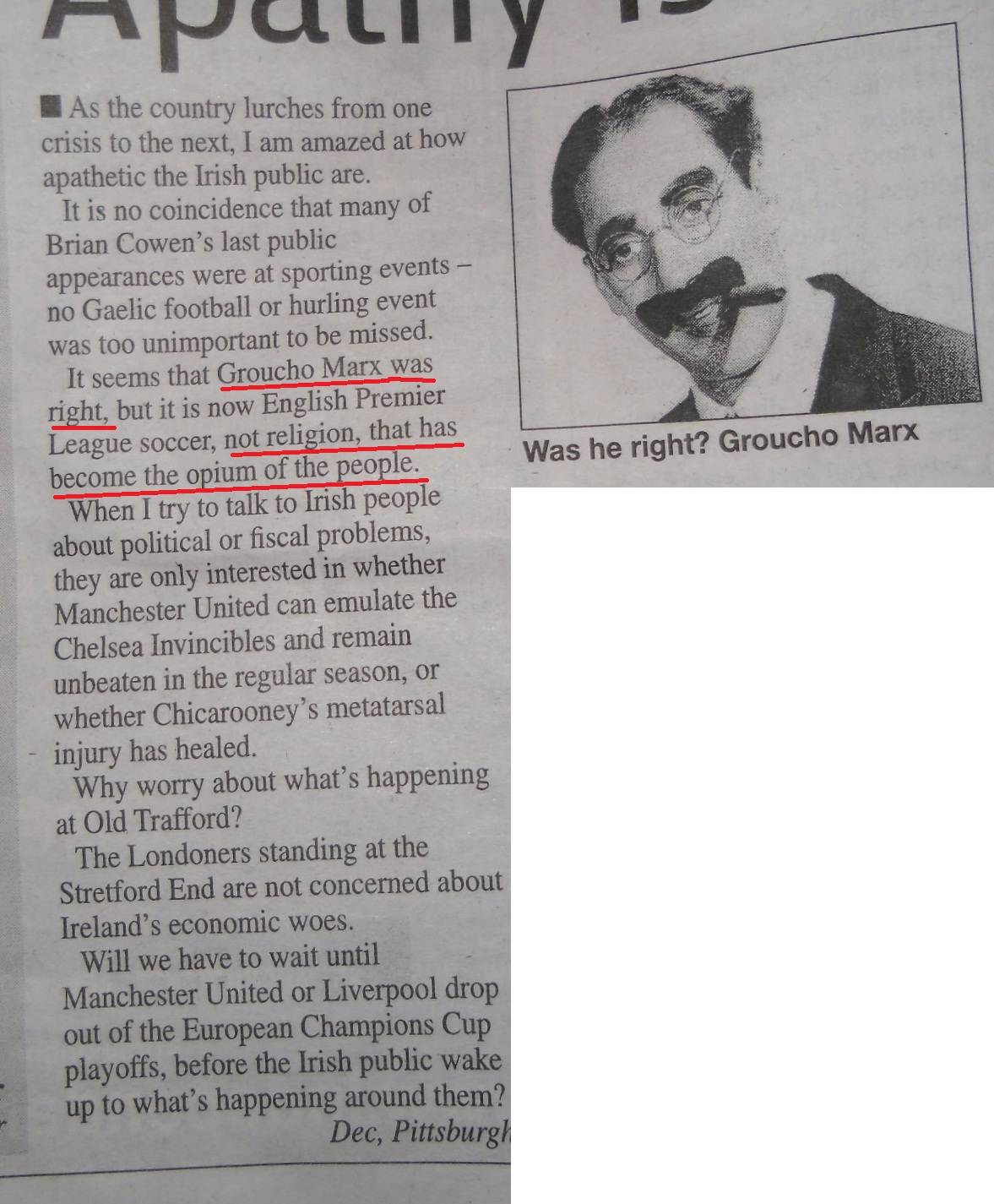 Found in a Dublin newspaper.