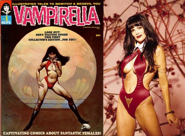 vampirella #1 1969 - Illustrated Tales To Bewitch & Bedevil Vou Svampirella Sept Look Out! She'S Waiting Inside This First Collector'S Edition...For You!! Captivating Comics About Fantastic Females!