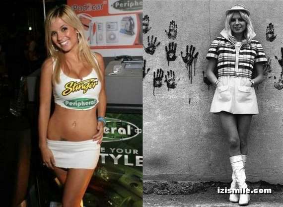 Mini Skirts from 708242s Vs. Modern Era