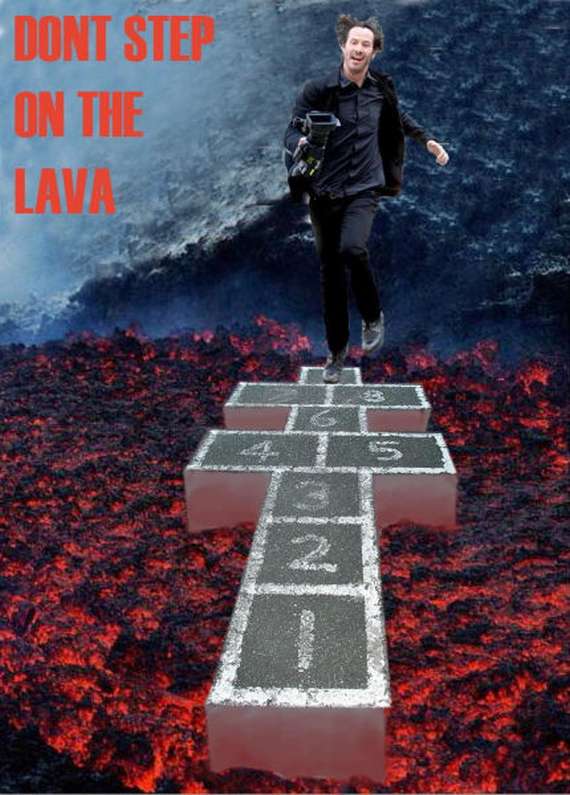 poster - Dont Step On The Lava