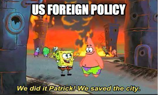 we did it patrick we saved the city - Us Foreign Policy We did it Patrick! We saved the city.