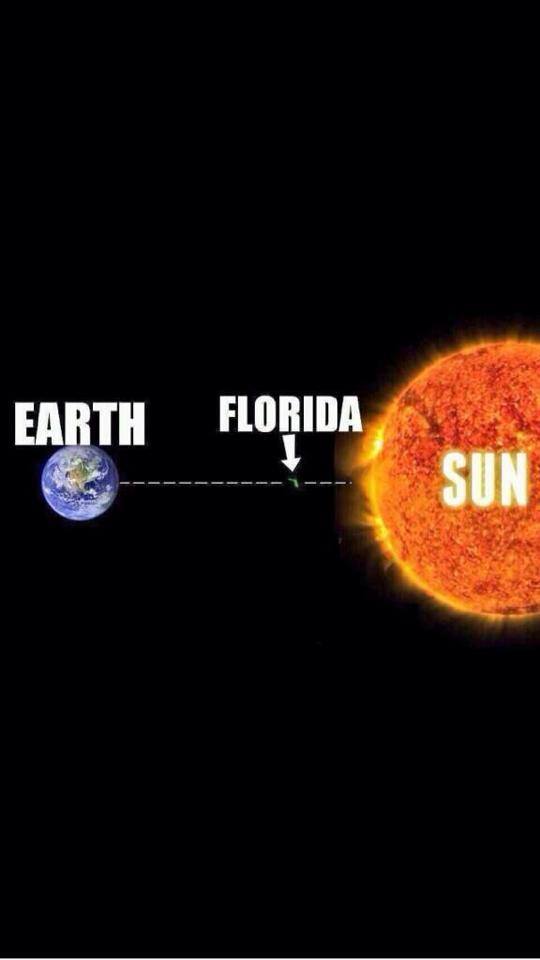 hot in florida meme - Earth Florida Sun