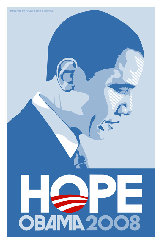 poster obama campaign - Paid For By Obama For America OBAMA2008