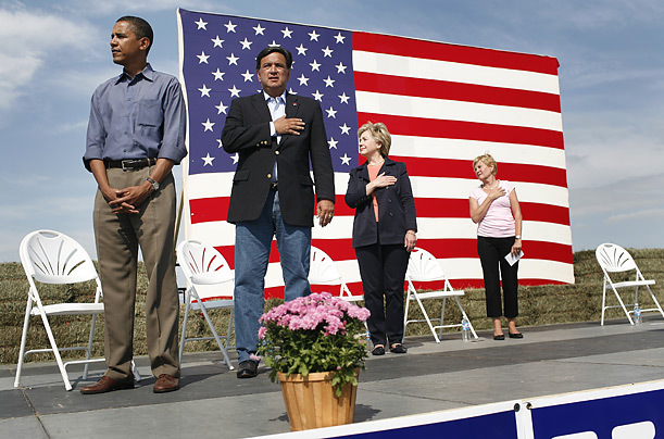 obama during national anthem