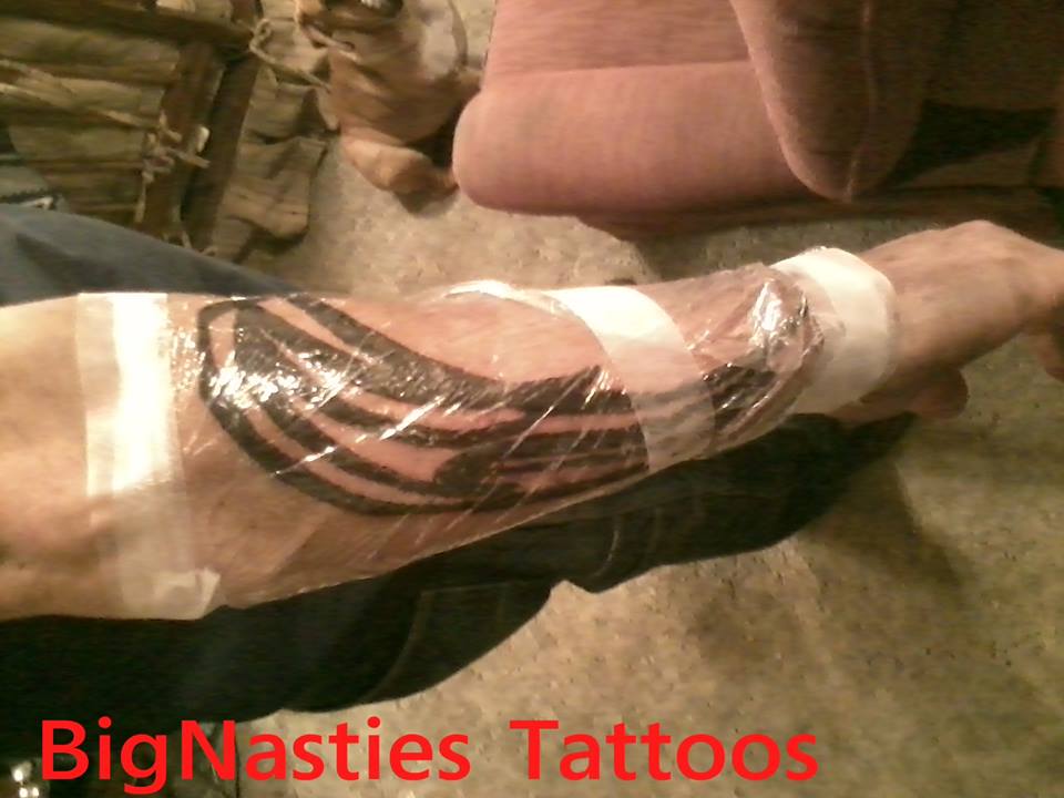 "Big Nasties" tattoos
