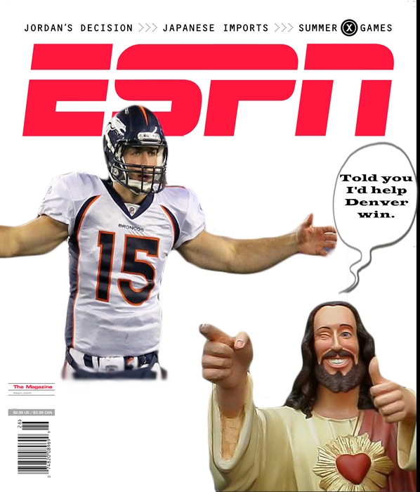 Tebow asked & received.