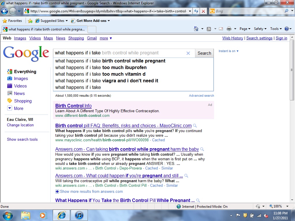 most commen questions typed into google search engine starting with the phrase, "what happens if i take..."