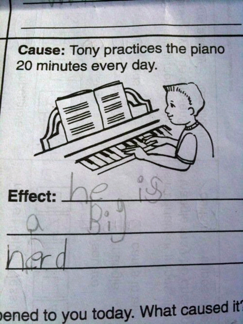 Who practices piano......ITS SO TRUE