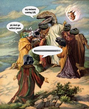 Raptor Jesus:The Second Coming