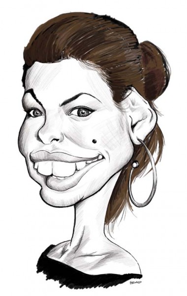 10 Funny Caricatures Of Female Celebrities