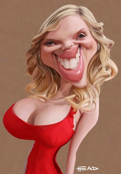 10 Funny Caricatures Of Female Celebrities