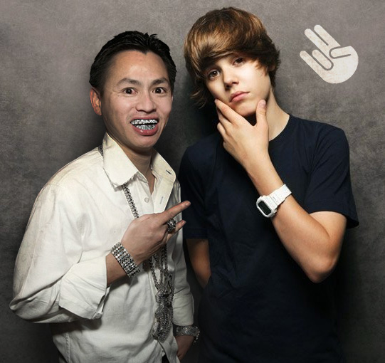 Bieber needs a refined shocker: One in the pink and one in the stink!