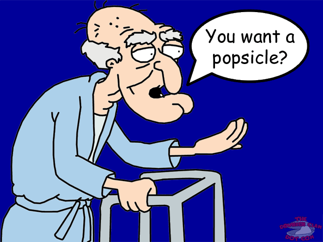 creepy old man family guy - You want a popsicle?