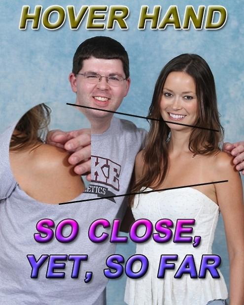 Hover hand syndrome....