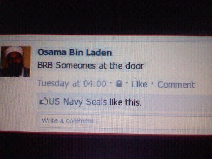 OSAMA -Navy seals FACEBOOK