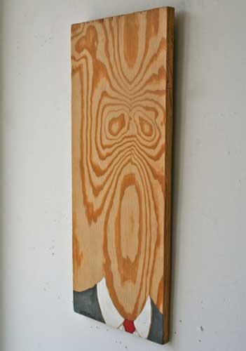 wood face