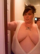 Her caption on Myspace was "If you like BBW, add me"
BBW meaning, Big Boned Women. BLECK!