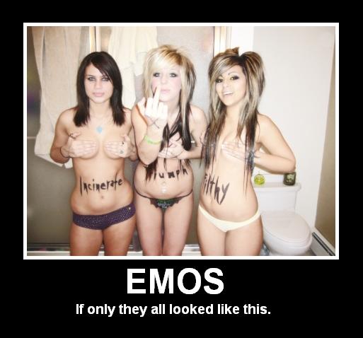 Sexy emo/goths....well all that I could say are hot
