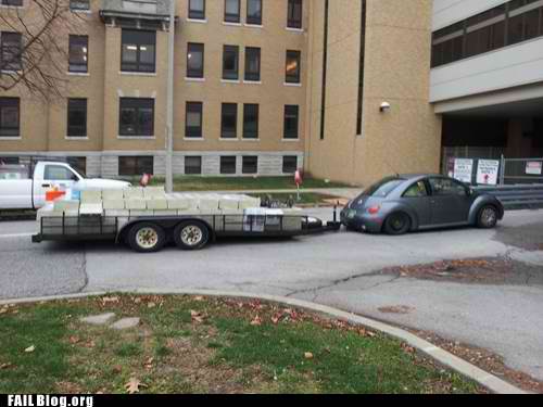 Towing May not be your Strong Point...