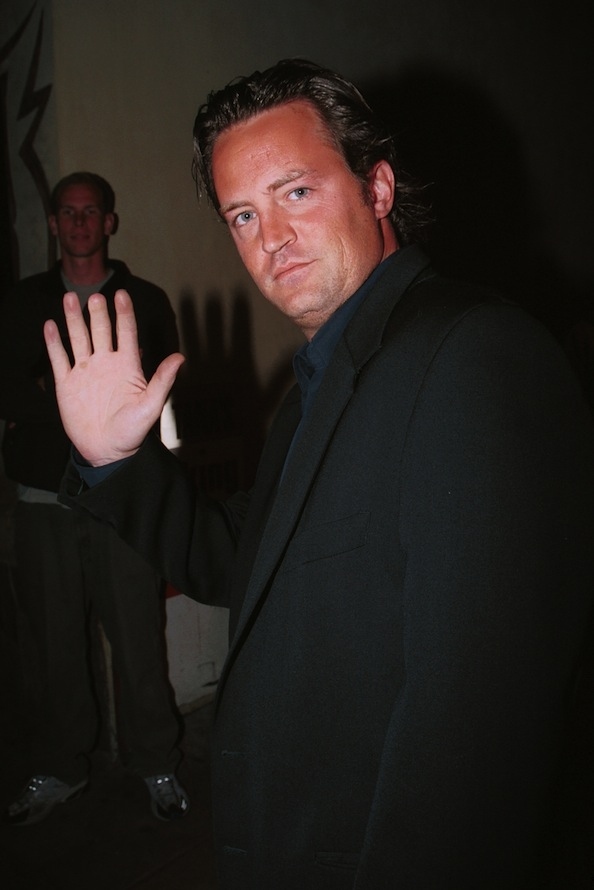 Matthew Perry is missing part of his middle finger because of a door-shutting accident.