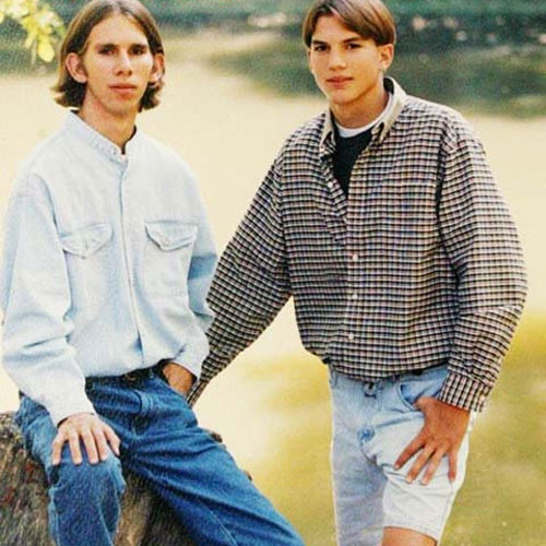 Ashton Kutcher is also a twin. His brother’s name is Michael