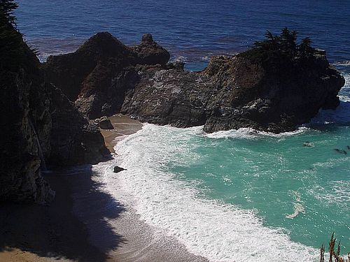 Beautiful Beach Views Near Big Sur, California