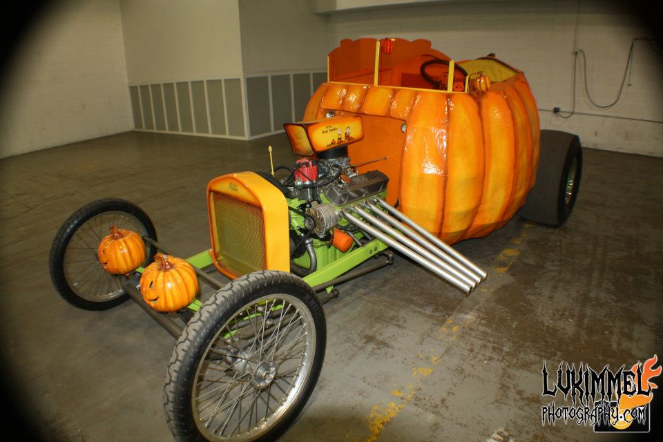 The GREAT PUMPKIN DRAGSTER, from a private collection.
