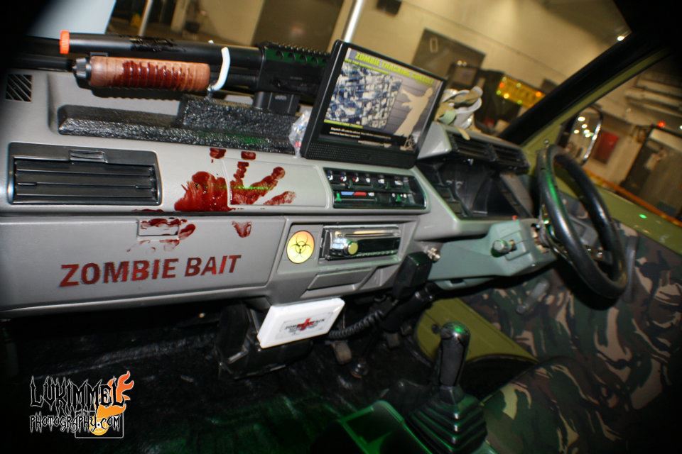 Unfortunately, the zombies do fight their way into the cab