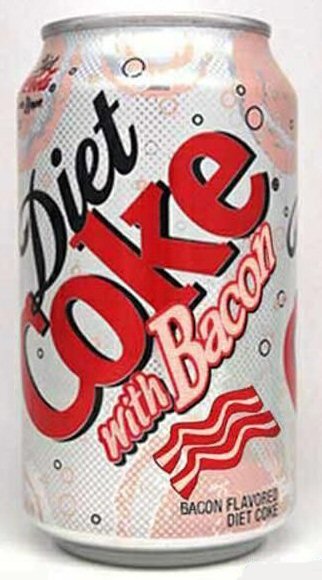 diet coke with bacon - Bacon Flaidos Diet Cone