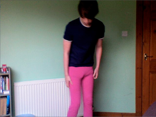 because pink pants mean a broken heart