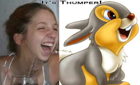 The real life thumper.