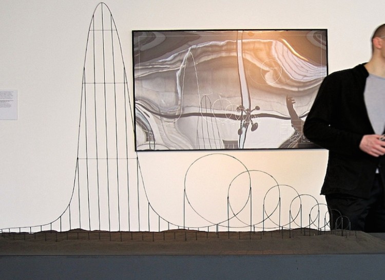 EUTHANASIA COASTER-How's this for twisted? The Euthanasia Coaster is an art design for a steel roller coaster that is literally designed to kill the people riding it. Designed by Julijonas Urbonas of the Royal College of Art in London, the purpose is to take lives "with elegance and euphoria." With one gigantic lift hill and seven inversions, this is one ride you don't want to go on.