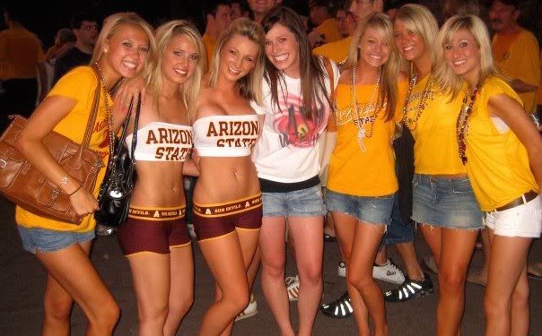4. Arizona State University
You know you're doing something right when your school is primarily known for hot girls