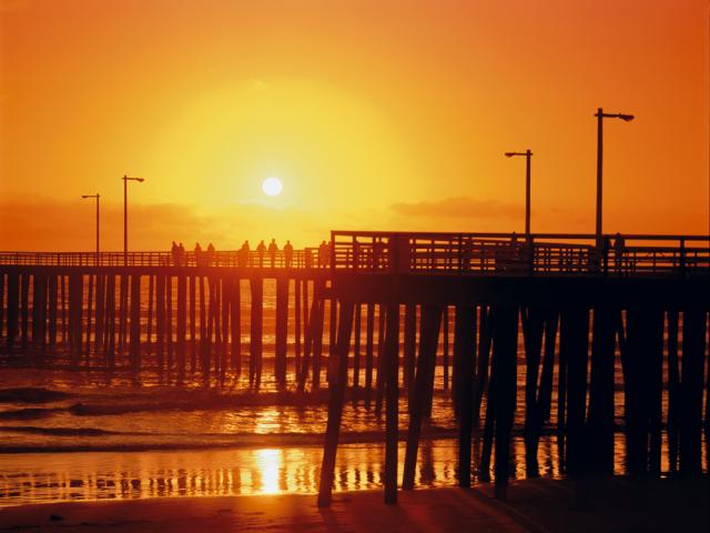 Beautiful sunset in Pismo Beach, CA. No color correction. Same photographer as the others, you can see his work at www.checkoutmyimages.com